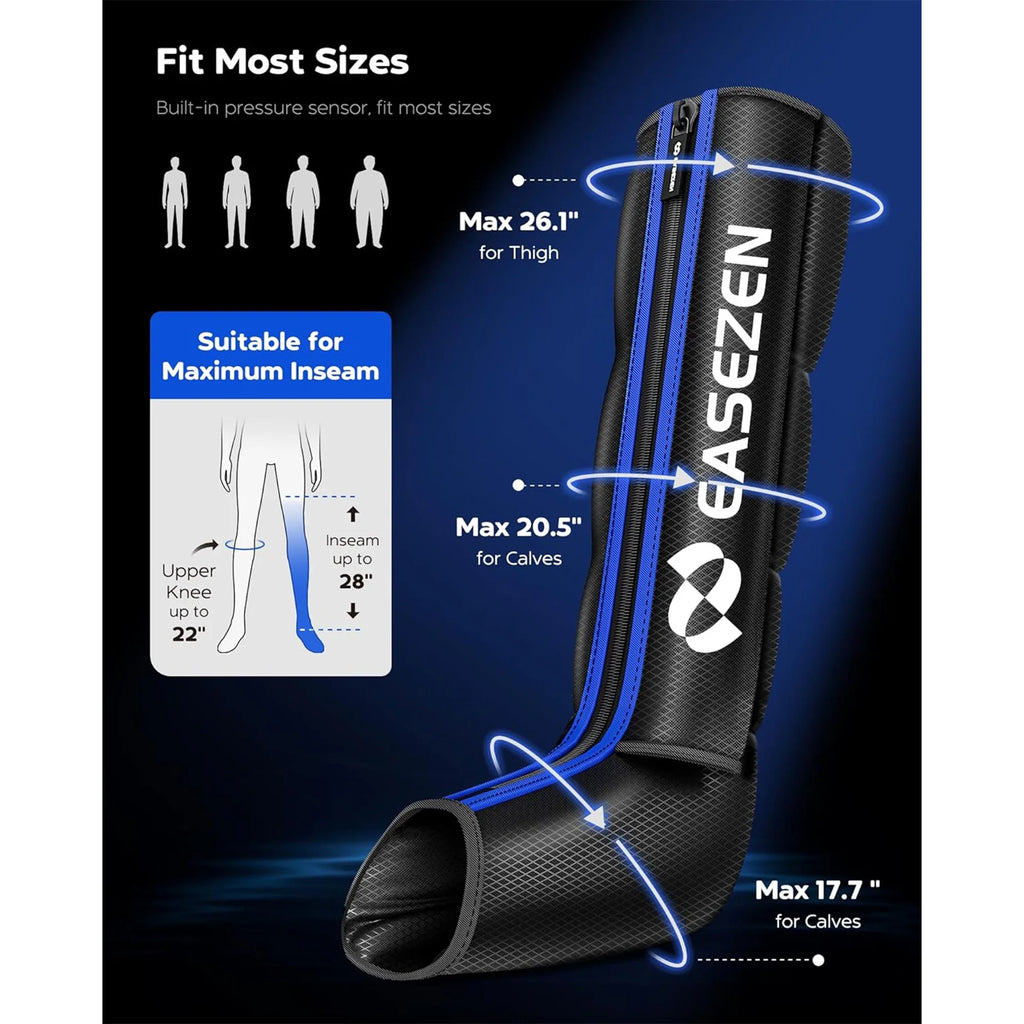 Leg Massager Air Compression Leg Relaxation System, Calf Thigh Foot Compression Device for Comfort and Daily Use