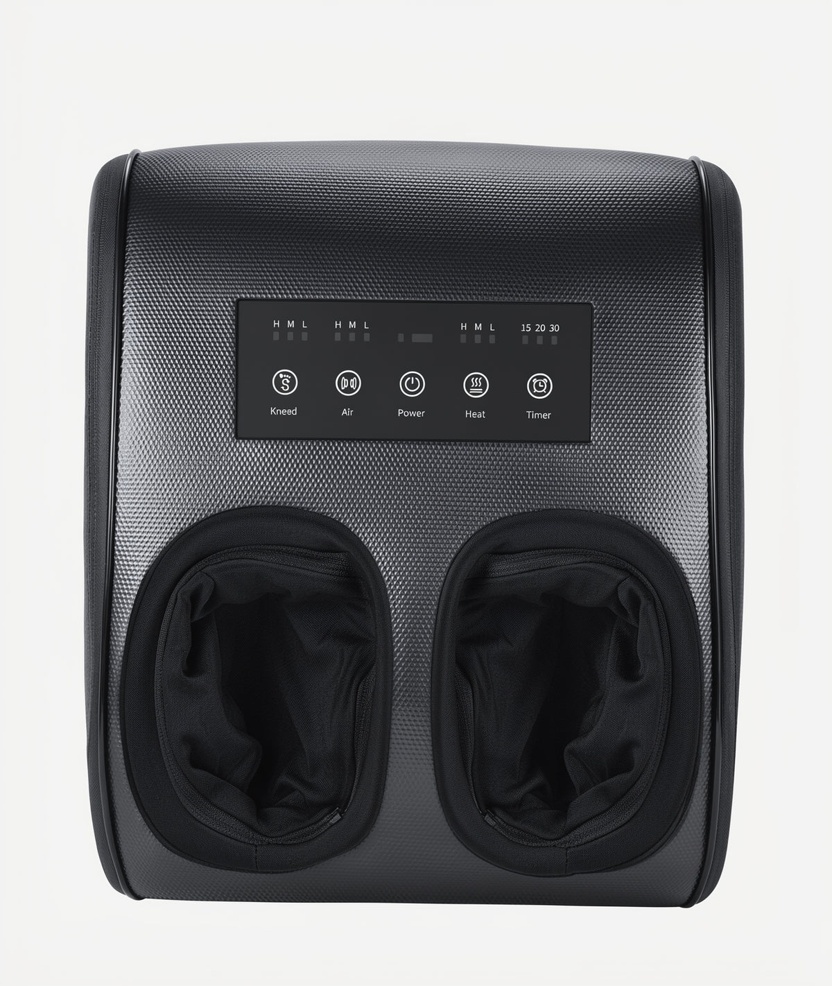 SPA4PIEDS Foot Massager with Heat, 3 Kneading Air Compression Intensities, 3 Heating Levels & Timer for Neuropathy, Circulation